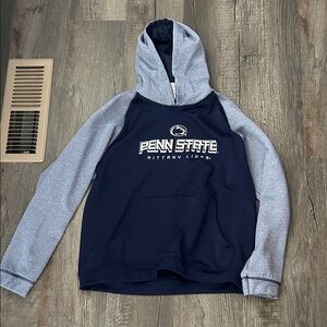 Pro Edge Navy and Gray Kids Hoodie